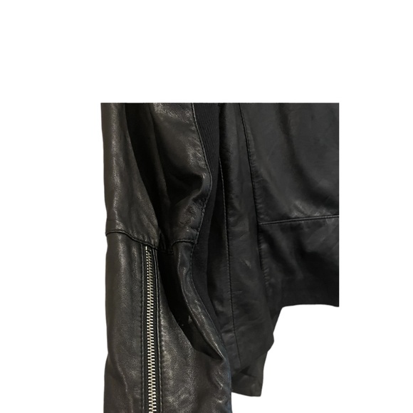 Trouve (Nordstrom) black leather jacket - Picture 3 of 5